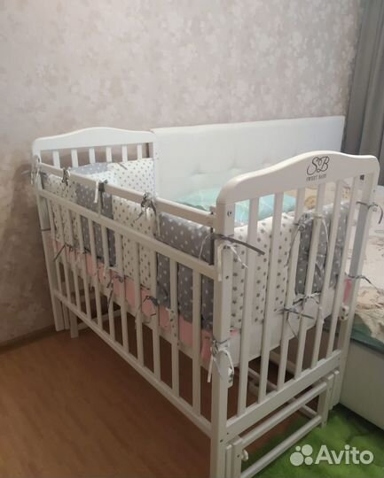 Бортики в детскую кроватку бу