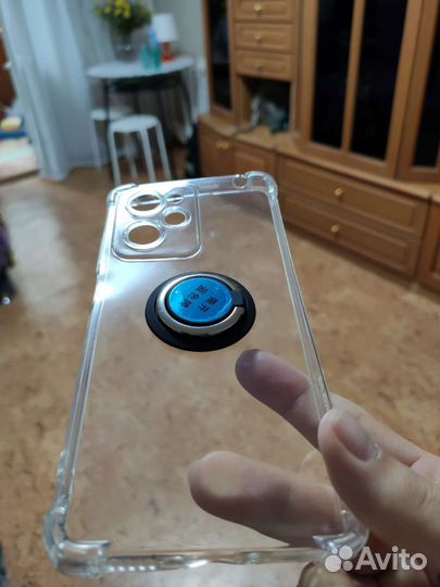 Чехол с кольцом на Poco x5 Pro