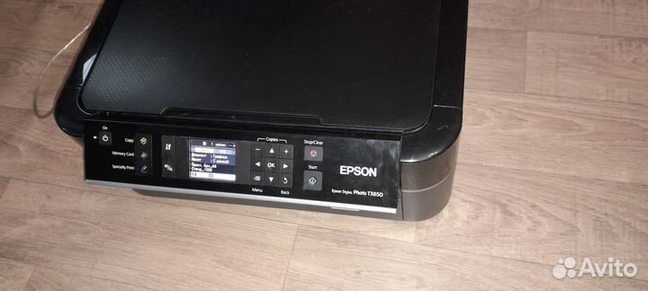 Цветной струйный принтер epson TX650