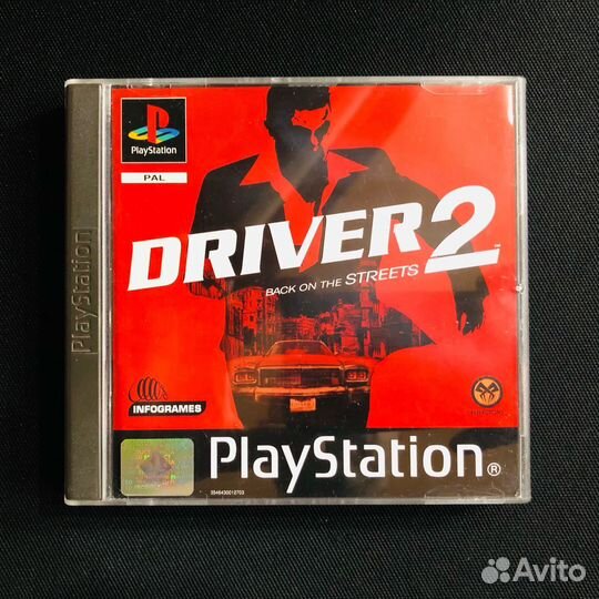 Игра PS1 лицензия Driver 2