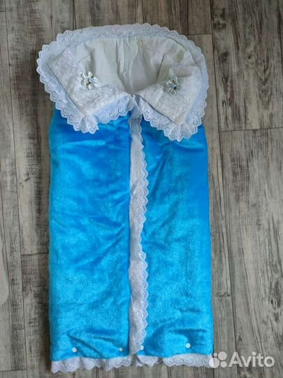 Конверт-одеяло для мальчика зимний