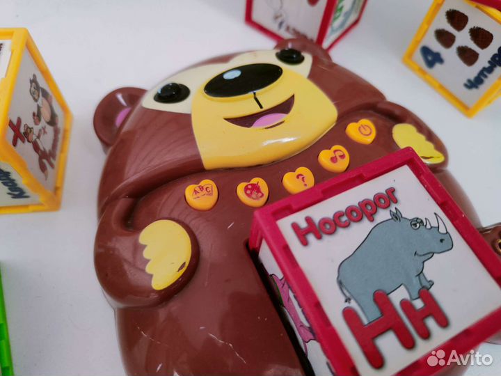 Обучающие кубики медвежонка Ыха уроки тётушки совы