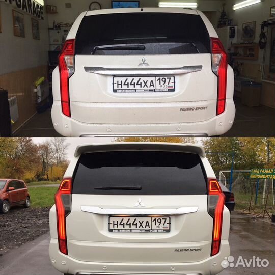 Спойлер Mitsubishi Pajero Sport 3 2016+