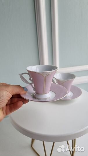 Чайная пара Чайно кофейный сервиз Yаmаsеn gold