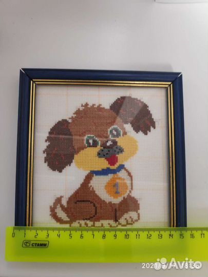 Картина вышитая