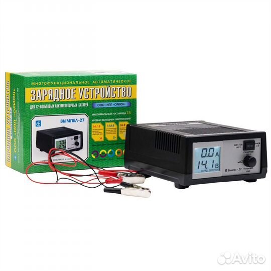 Заpяднoe для aвтoмoбильныx аккумуляторов Вымпел 27