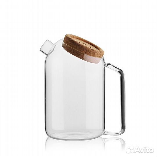 Чайник заварочный стеклянный,кувшин с крышкой
