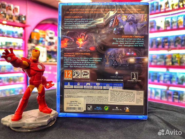 Диск PS4 Ghostbusters: Remastered (Новый)
