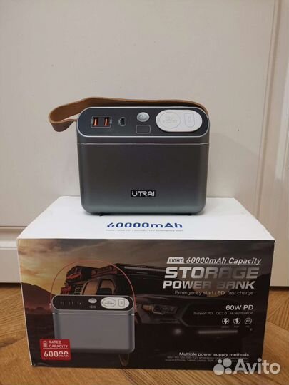 Портативная зарядная станция Utrai 60000mah 150w