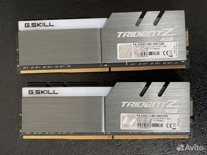 G.skill trident Z 3200mhz cl14 RGB