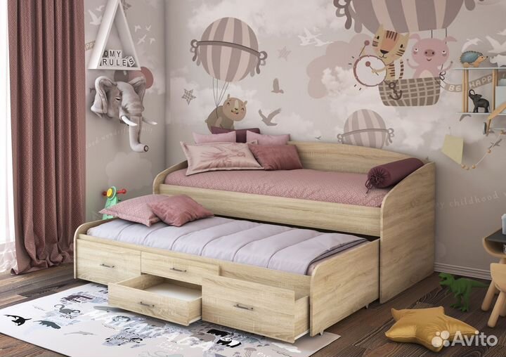 Кровать с дополнительны спальным местом Легенда 5