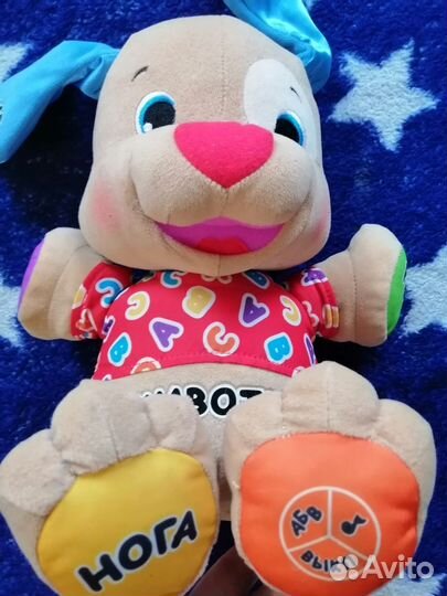 Fisher price щенок, развивающий, музыкальный