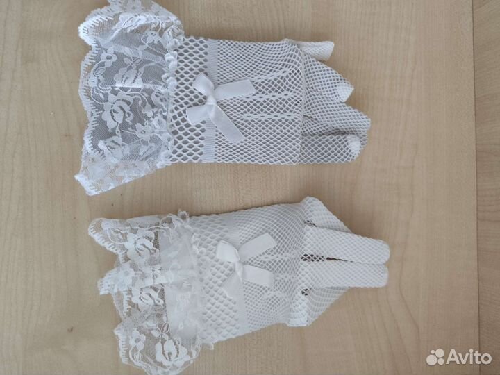 Перчатки свадебные