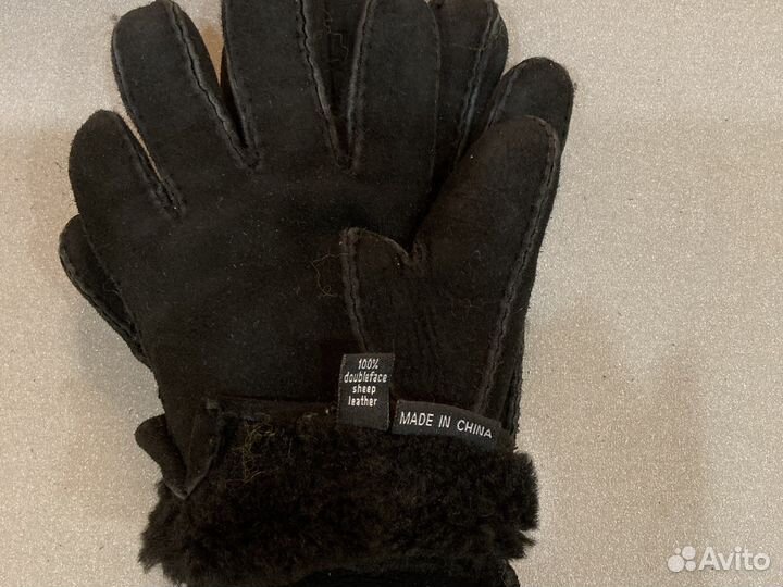 Перчатки зимнии замш