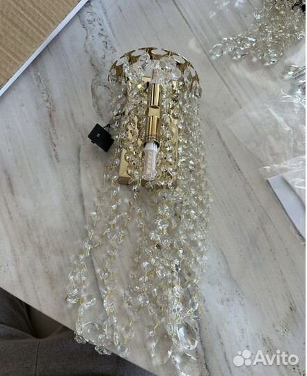 Настенный светильник бра хрусталь