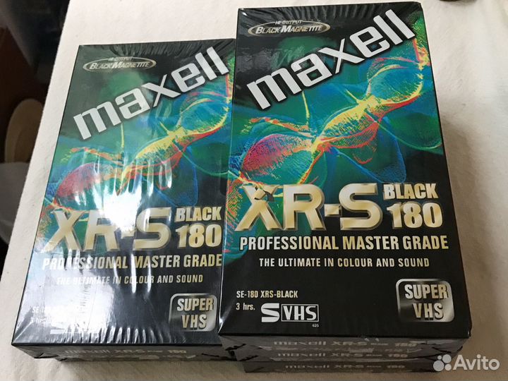 Видеокассеты svhs Maxell 180