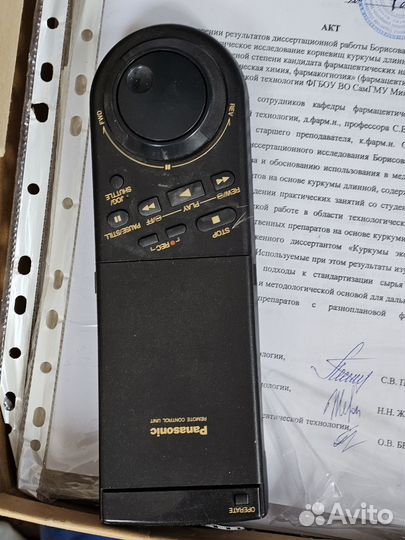 Пульт panasonic для видеомагнитафона