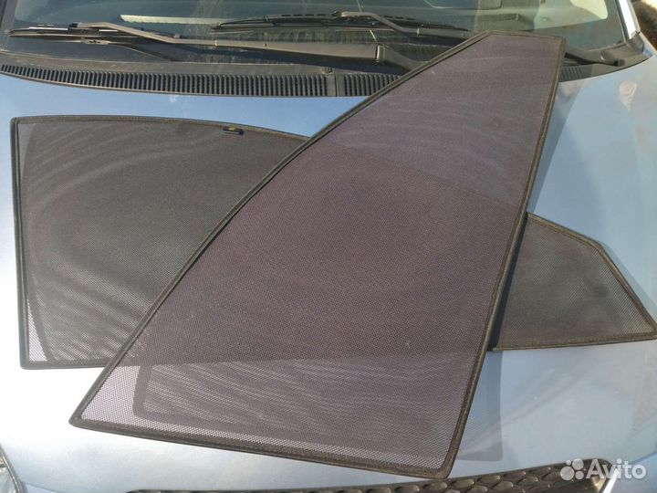 Каркасные шторки kia rio 2