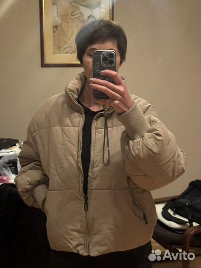 Куртка пуховик zara p. 42-46