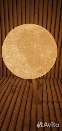 Настольная лампа, светильник, ночник глобус луны
