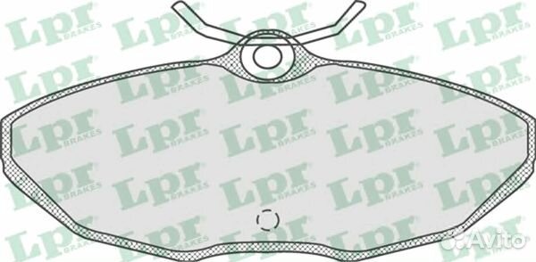 Колодки тормозные дисковые