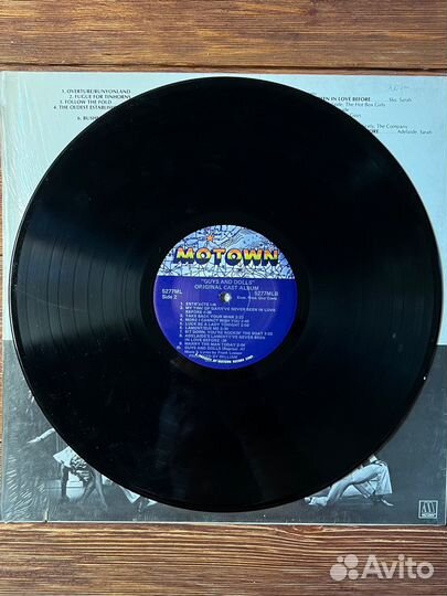 LP Guys and Dolls Broadway мюзикл винил