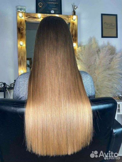 Полировка волос, уход коллаген, ботокс, кератин