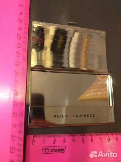 Philip Laurence визитница металл коллекционная