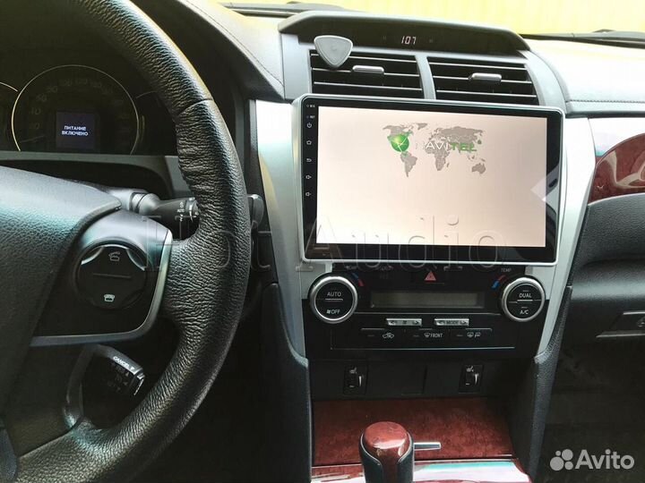 Магнитола для Toyota Camry v50 с установкой