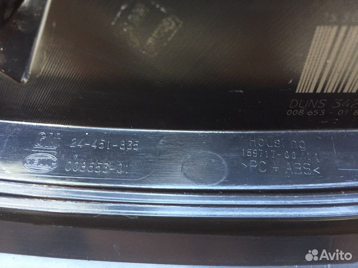 Задний фонарь opel astra h