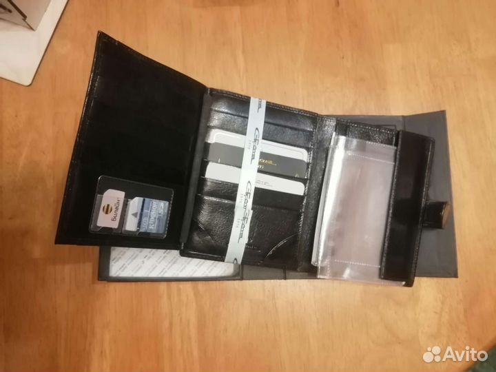 Кошелек мужской кожаный новый