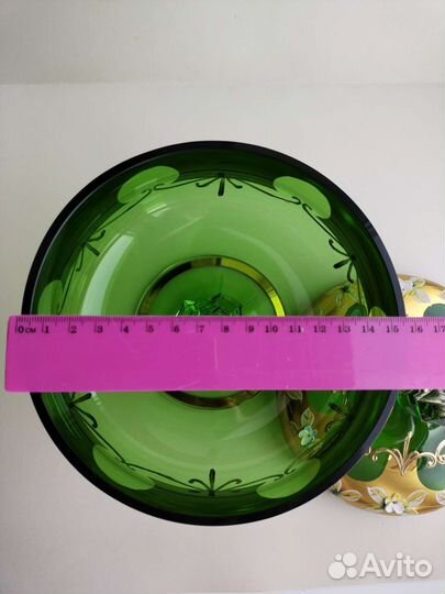 Конфетница с крышкой. Богемия, Чехословакия