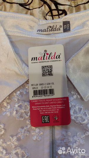 Блузка белая для девочек