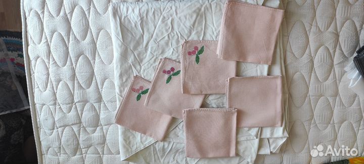 Наволочка, скатерть, салфетки, шторы