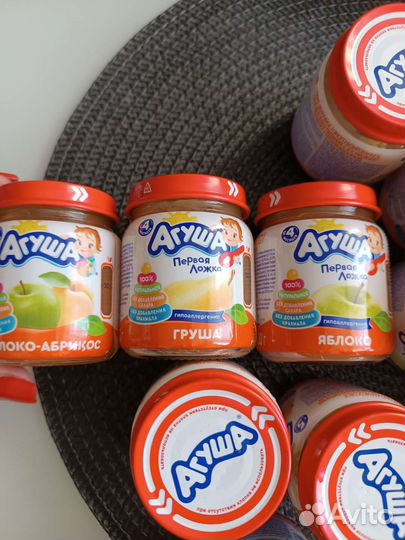 Фруктовое пюре Агуша