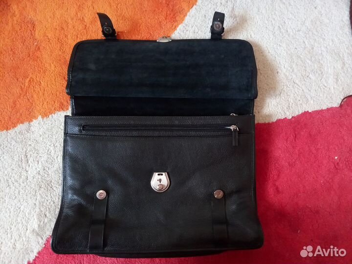 Мужской портфель из натуральной кожи Gerard Henon