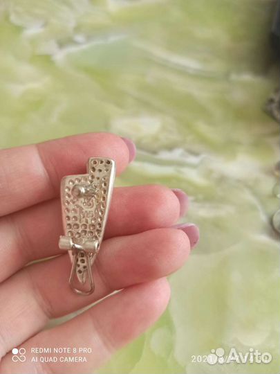 Серебряные серьги