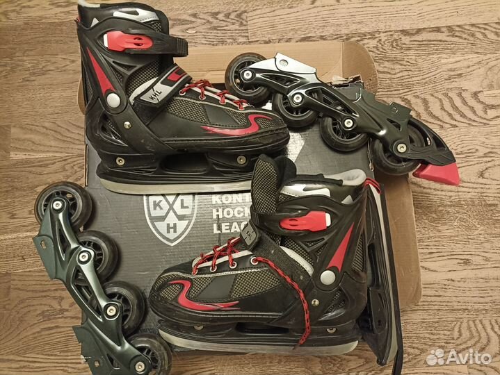 Коньки-ролики раздвижные 34-37 размер