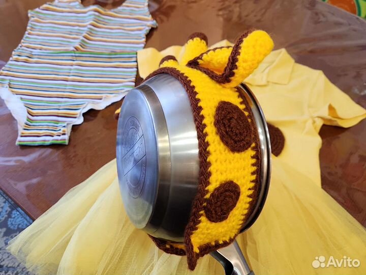 Костюм жирафа и гусеницы