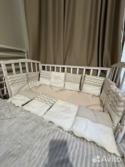 Бортики в кроватку