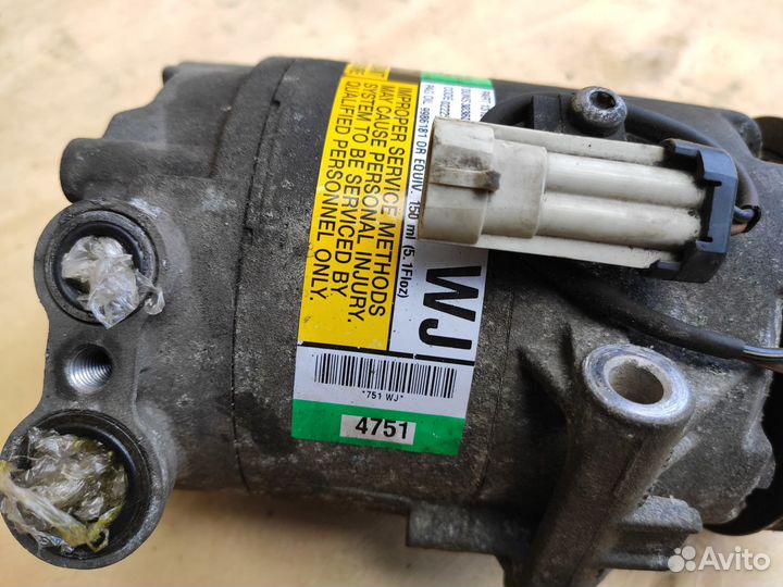 Компрессор кондиционера 1.7 WJ Astra H Zafira B