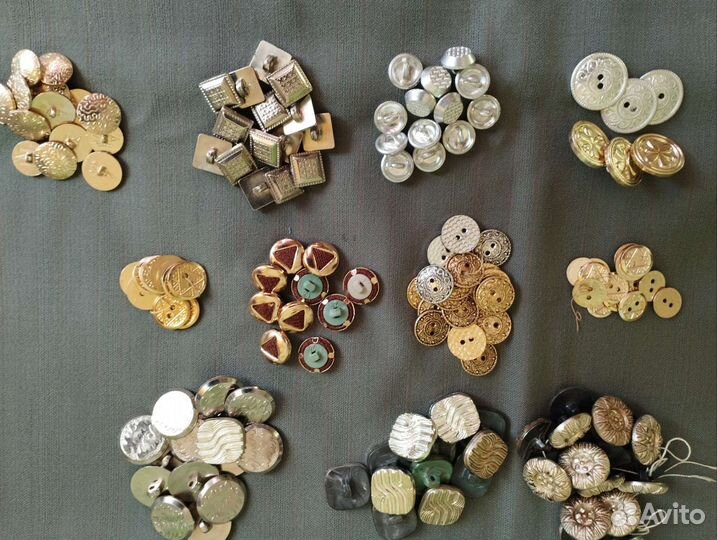 Пуговицы металлические СССР