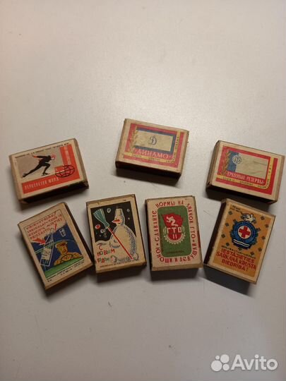 Спички времен СССР