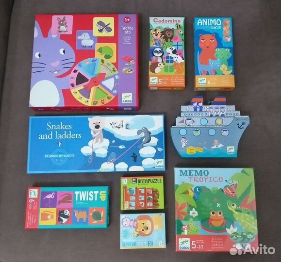 Настольные игры для детей Djeco Джеко