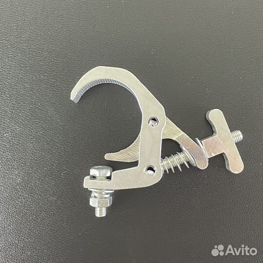 Хомут-струбцина для световых приборов S7 серебр