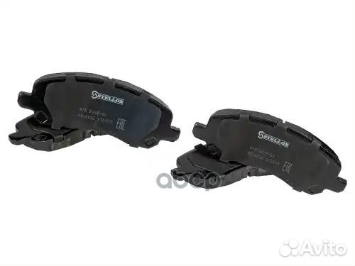 Колодки тормозные дисковые перед Stellox 1863