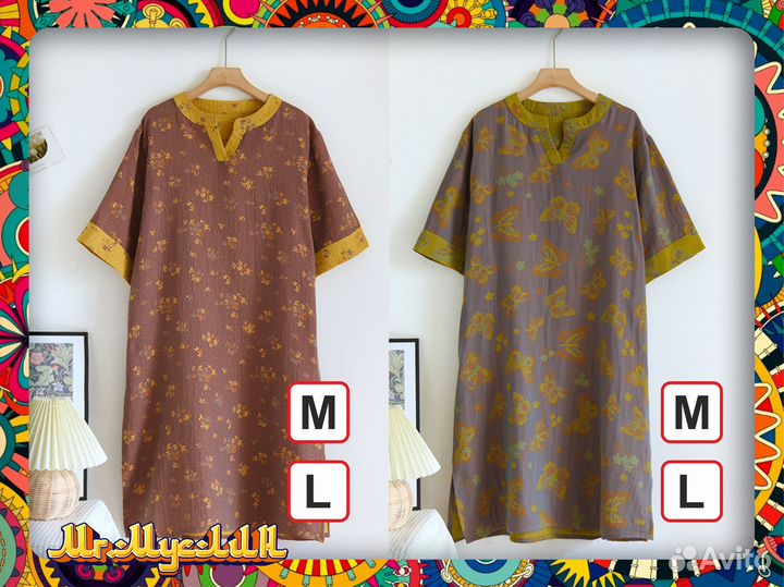 Пижама женская домашняя одежда из муслина, хлопок