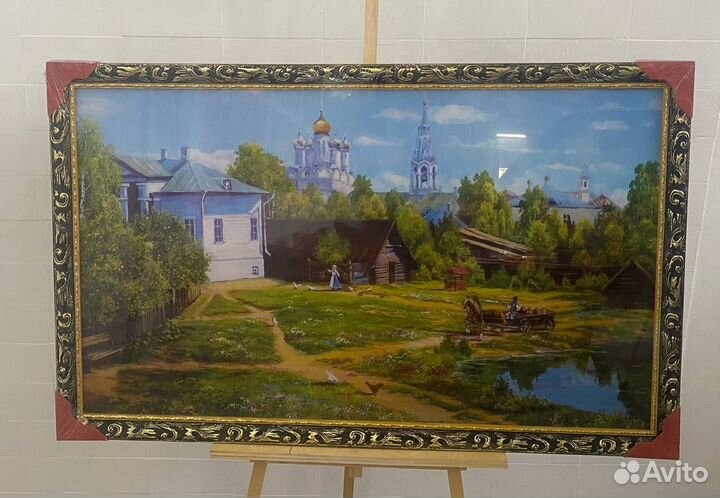 Картина в узорчатой раме