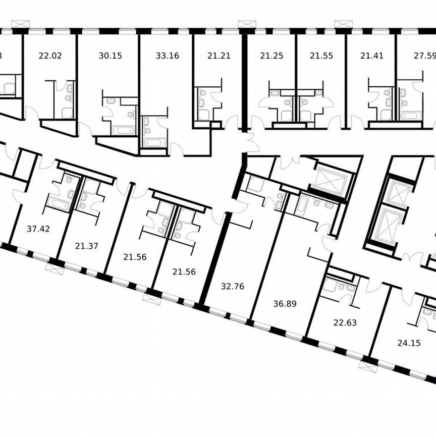 1-к. апартаменты, 39,5 м², 2/15 эт.