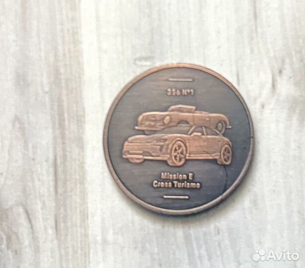 Монета porsche